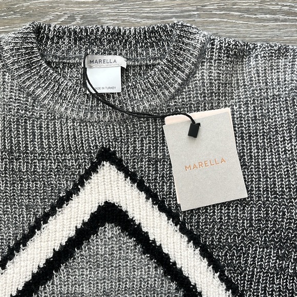 Marella Diamond Pattern Sweater - Picture 6 of 7